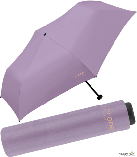 Happy Rain Air One - 99 Gramm mini Taschenschirm superleicht - lavender crystal