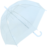 Regenschirm Glockenschirm durchsichtig transparent Borte...