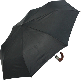 Cachemir Regenschirm Taschenschirm Holz Opti, Automatik 14,99 Rundhakengriff €