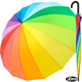 iX-brella golf rainbow 16-color - leichter XXL...