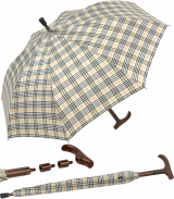 iX-brella Stützschirm mit Holzgriff -...