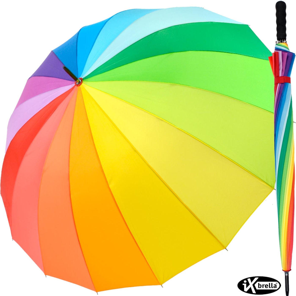 22,99 Golf-Partner-Regenschi, XXL 16-color golf € leichter iX-brella rainbow -
