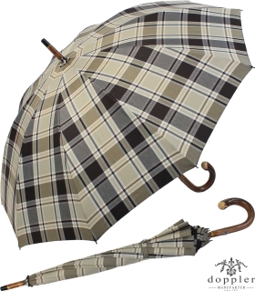 Doppler Manufaktur Kastanie 229,00 Regenschirm mit, Herren - € Karo grün Schirm