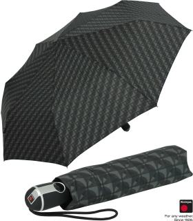 Knirps Regenschirm Taschenschirm Large Duomatic floripa black mit UV-,  34,99 €